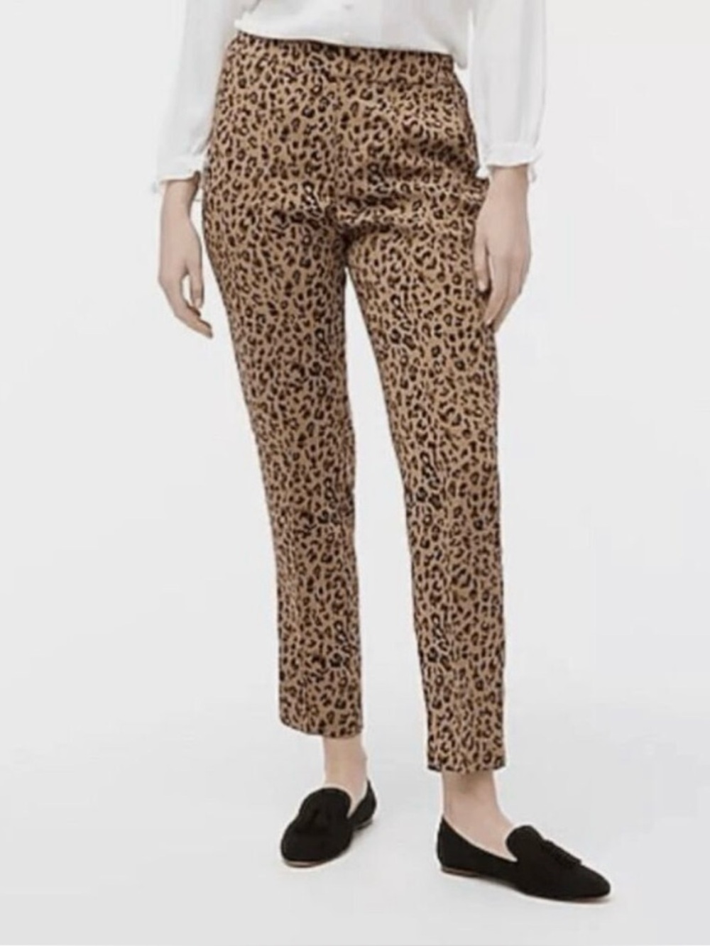 J. Crew Leopard Print Pants - size 14